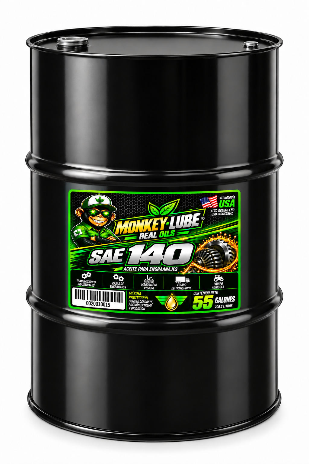 MONKEY-LUBE SAE 140 – ACEITE PARA ENGRANAJES