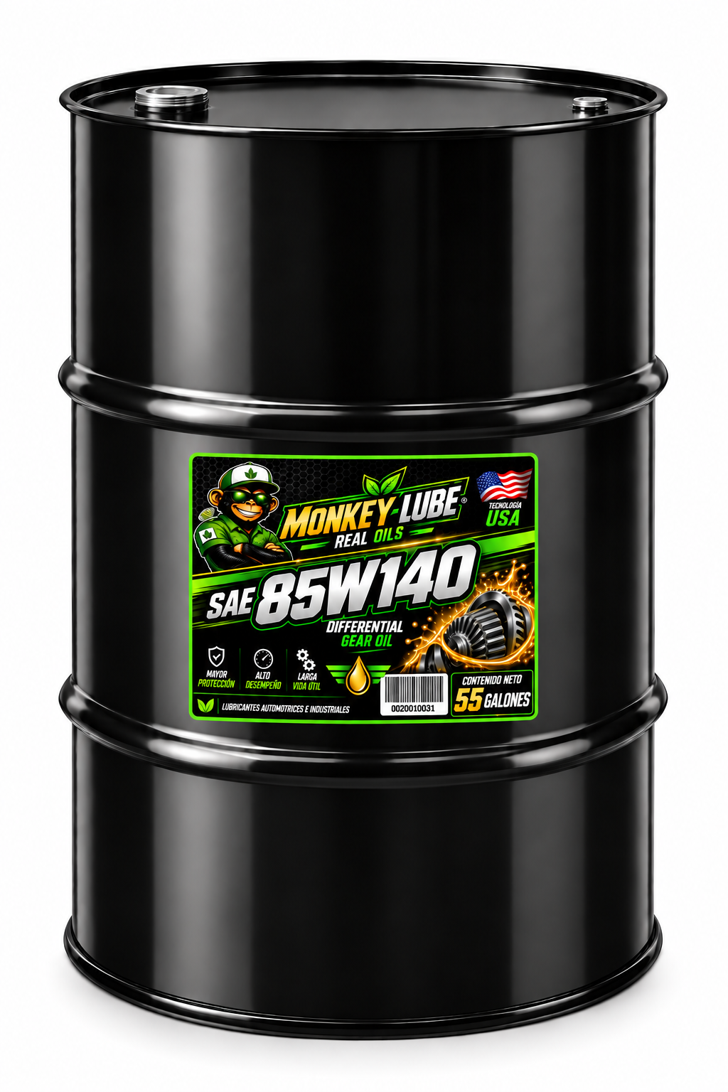 MONKEY-LUBE SAE 85W140 ACEITE MULTIGRADO PARA DIFERENCIAL