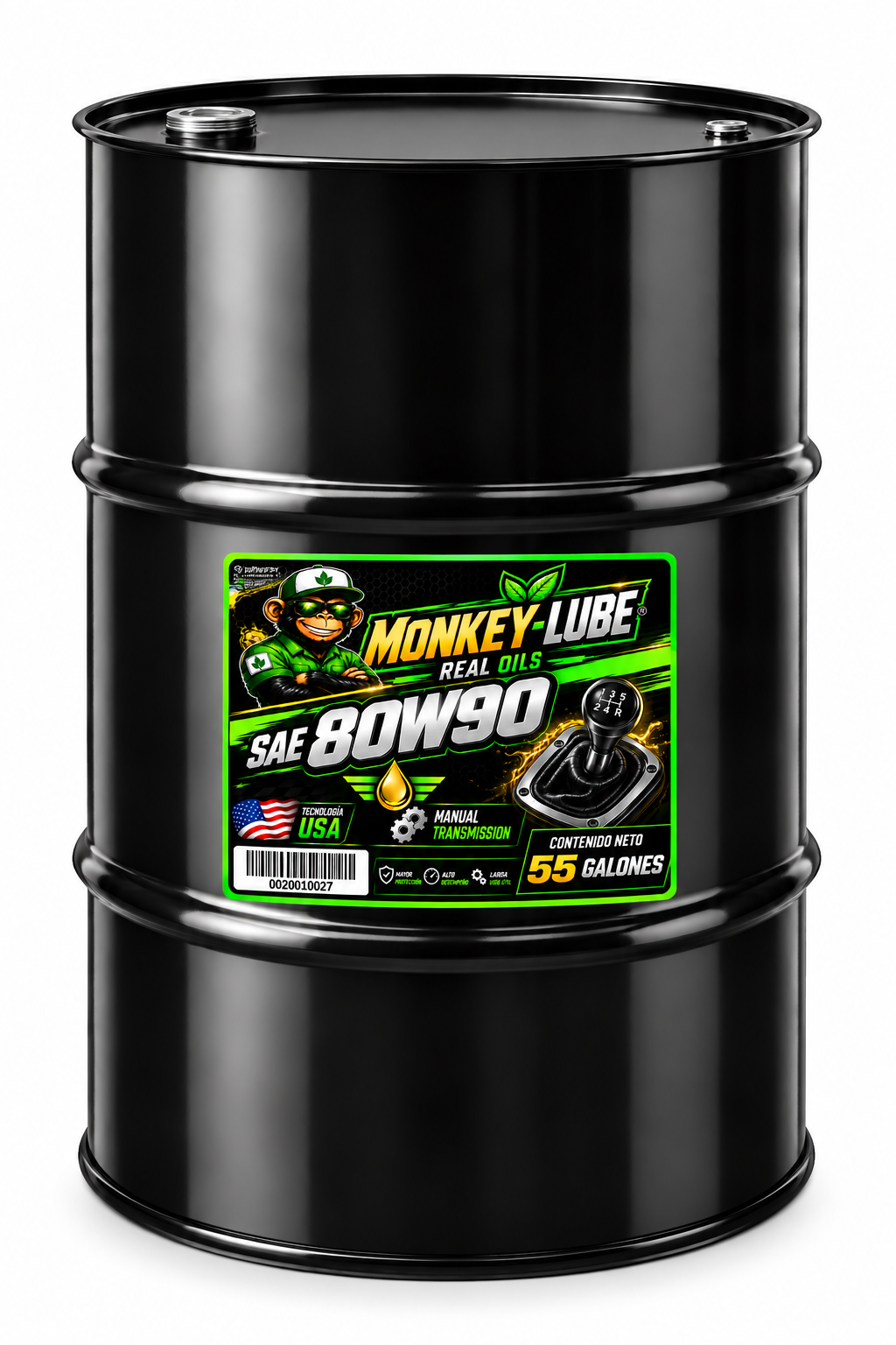 MONKEY-LUBE SAE 80W-90 – ACEITE MULTIGRADO PARA ENGRANAJES