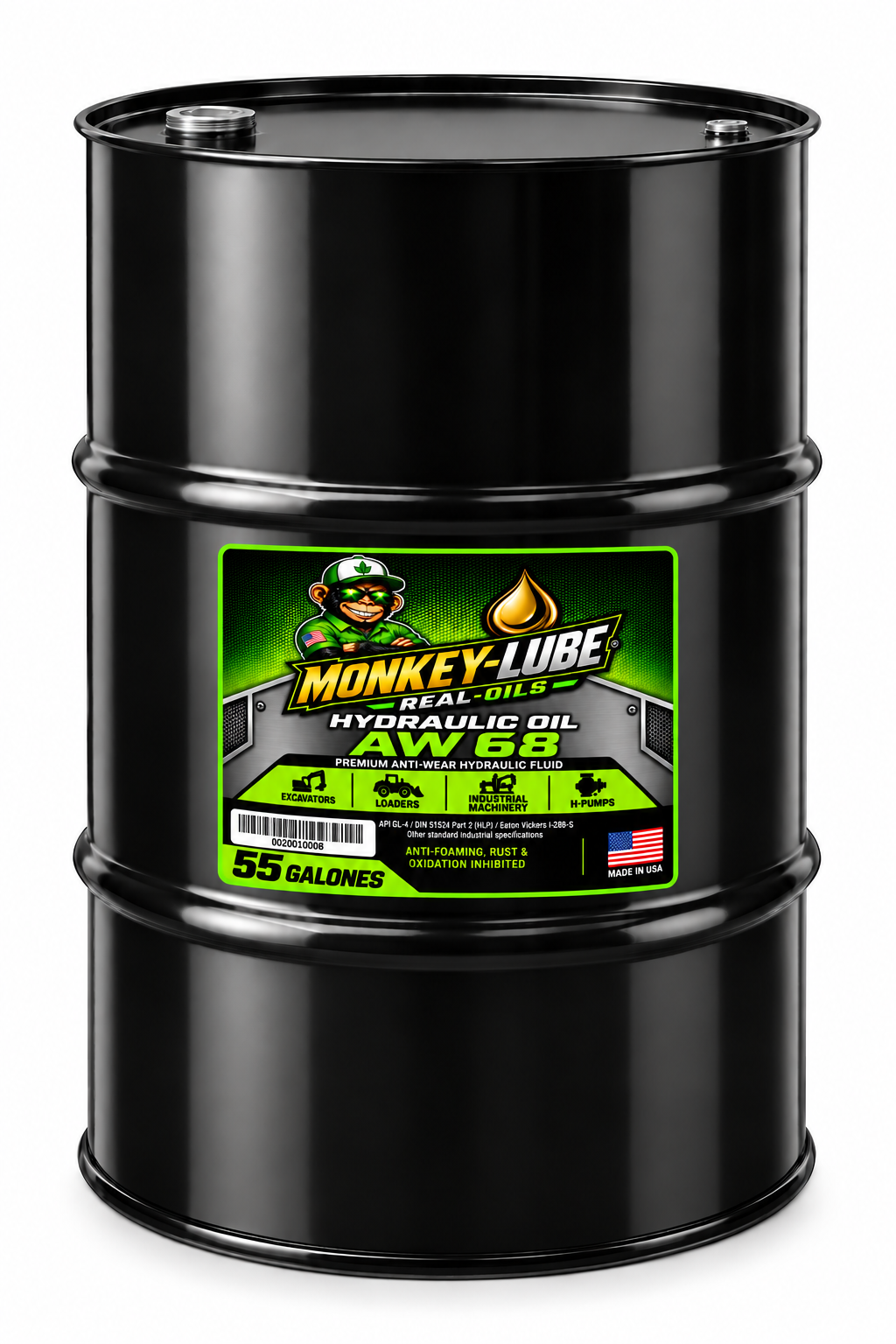 MONKEY-LUBE AW 68 – ACEITE HIDRAULICO ANTIDESGASTE